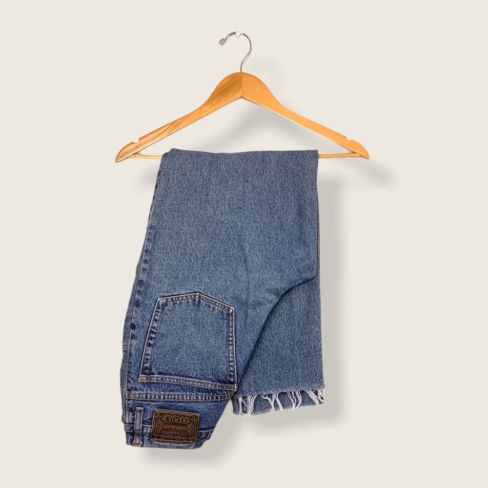 Vintage Distressed Raw Hem Lawman Jeans Size 11